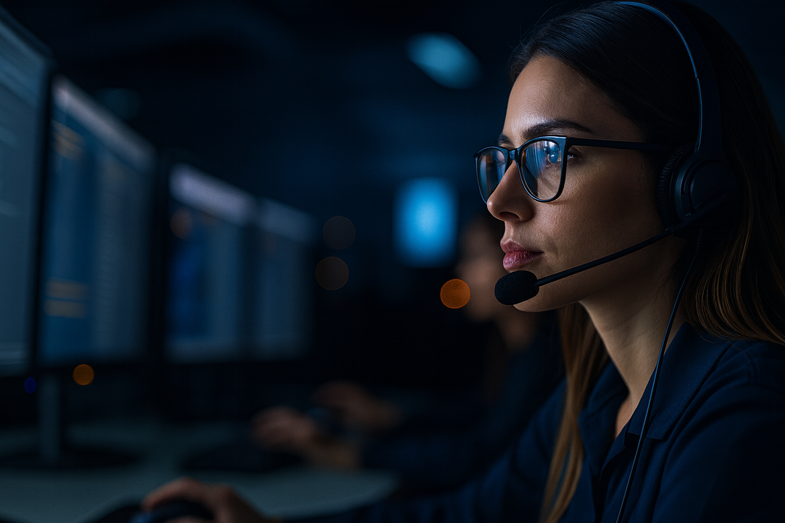 Emergency Dispatcher at Work
