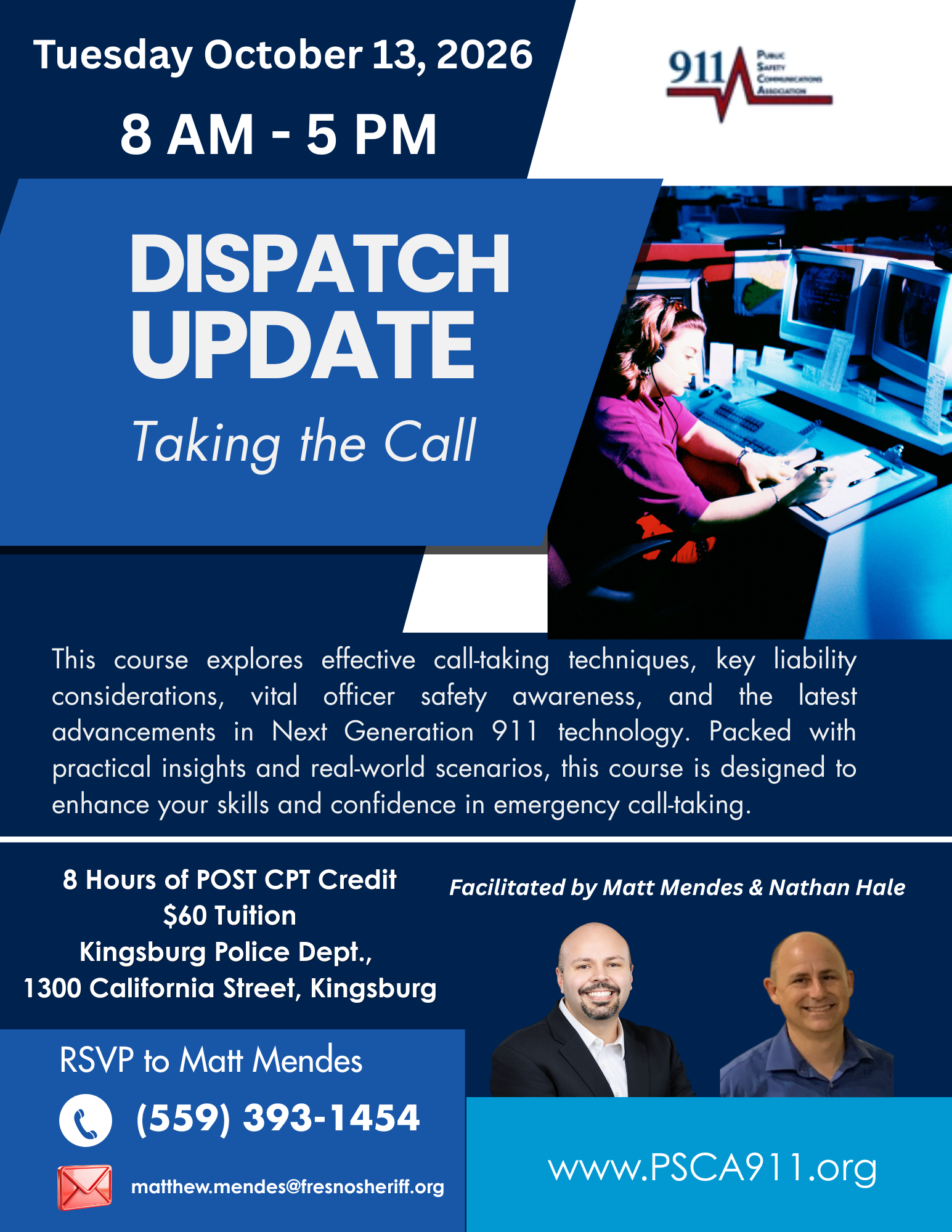 Dispatch Update - Taking the Call flyer