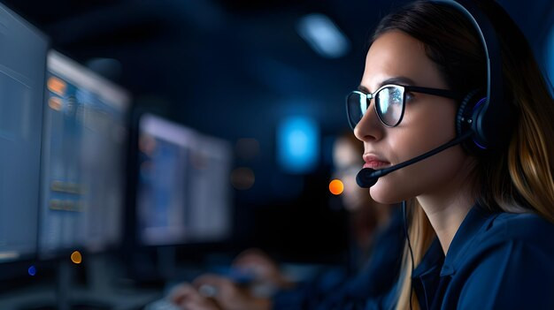 Emergency Dispatcher at Work